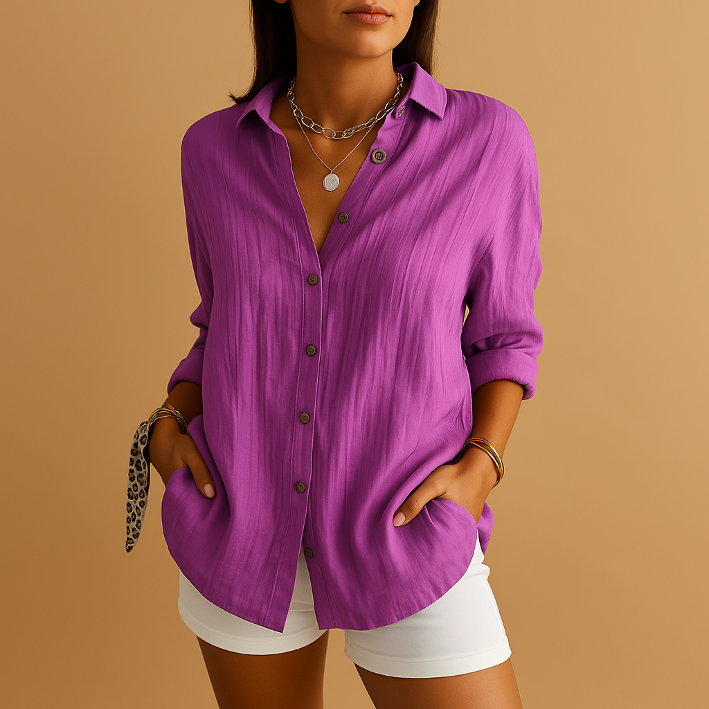 Airy lightweight blouse for women | Hazel 8