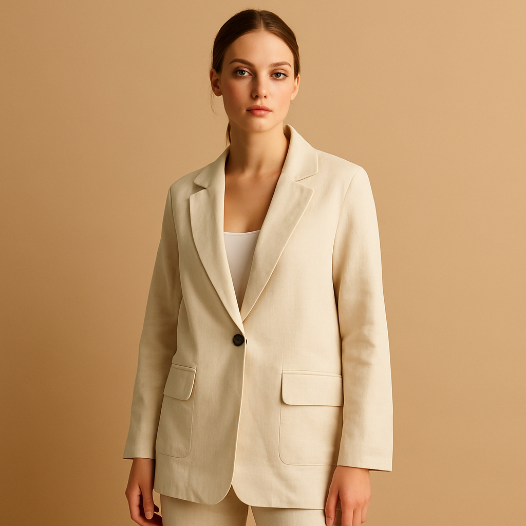 Casual blazer with long sleeves for women | Ivy 0