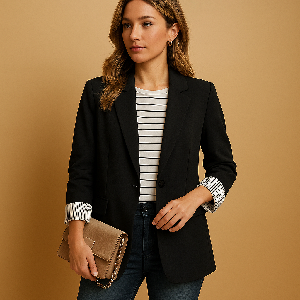 Casual blazer with long sleeves for women | Ivy 1