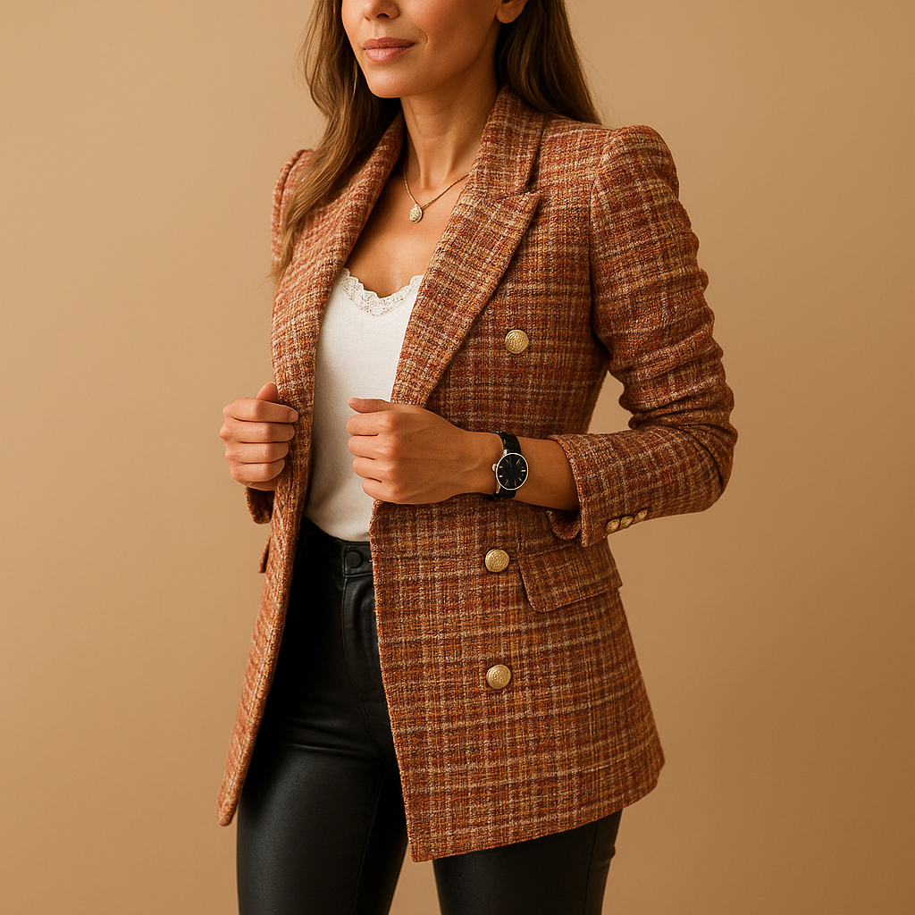 Elegant fitted blazer in timeless style for women | Lydia 0