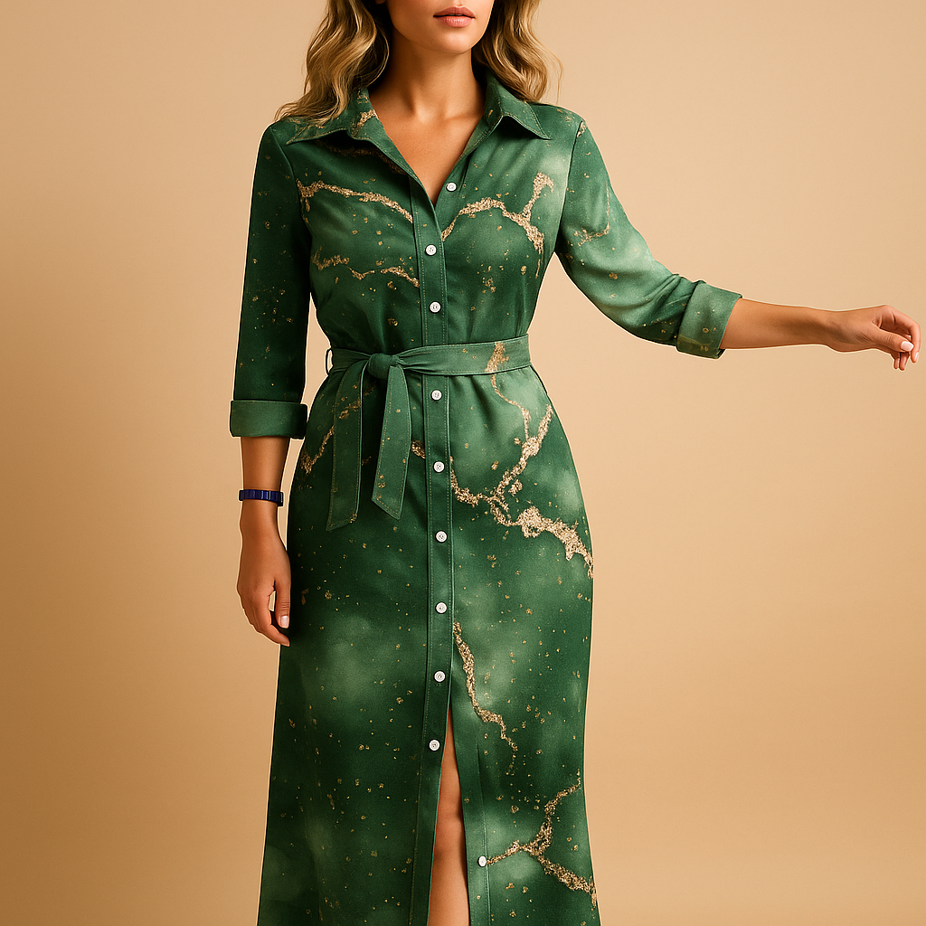 Flowy summer maxi dress for women | Hazel 1