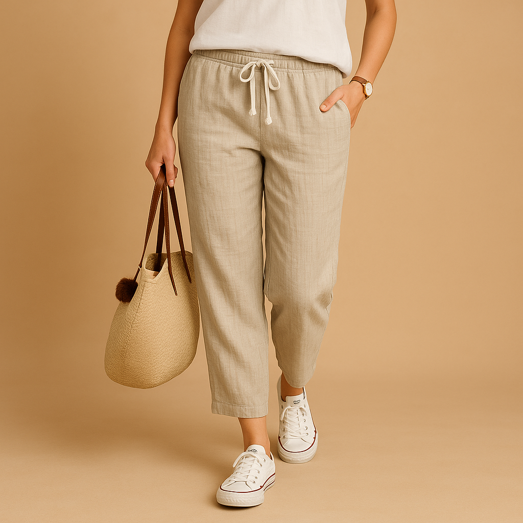 Lightweight breathable casual trousers for women | Jill 0