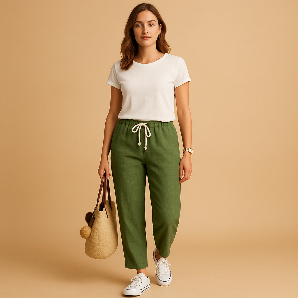 Lightweight breathable casual trousers for women | Jill 4