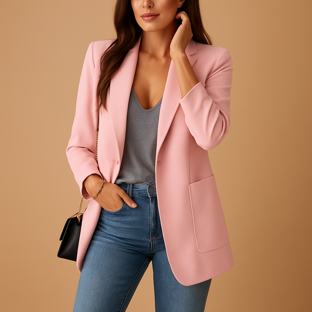 Long tailored blazer for women | Elise 4