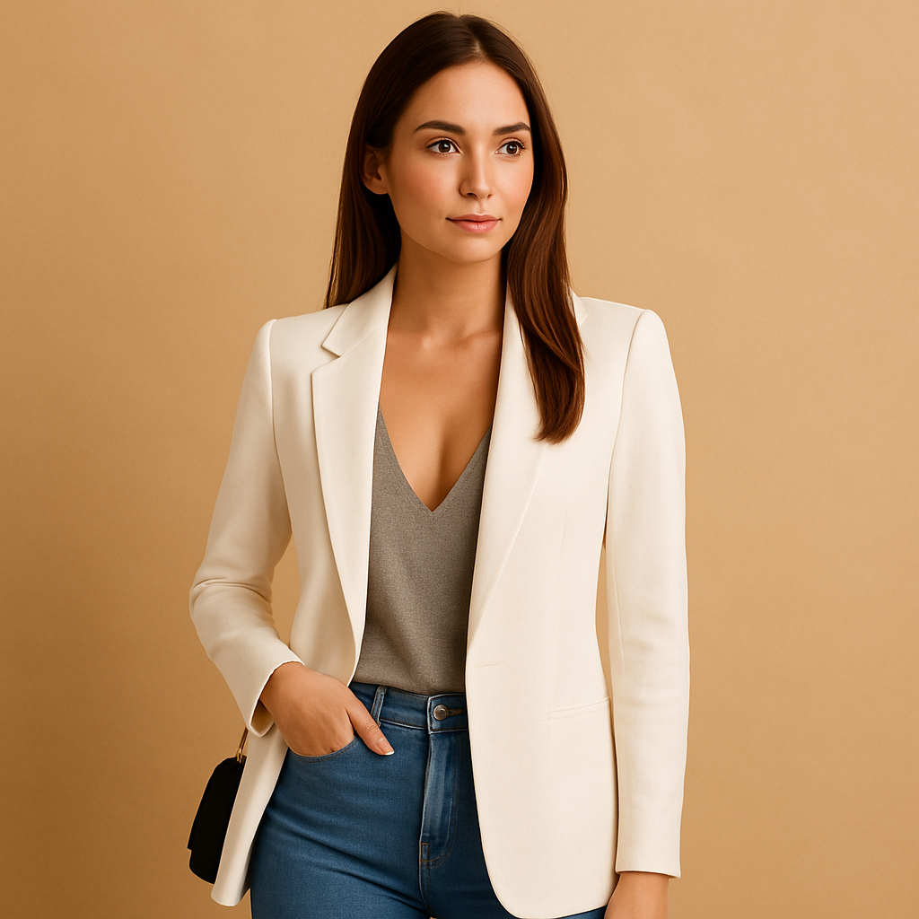 Long tailored blazer for women | Elise 5