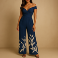Off-shoulder floral jumpsuit for women | Juliette 0