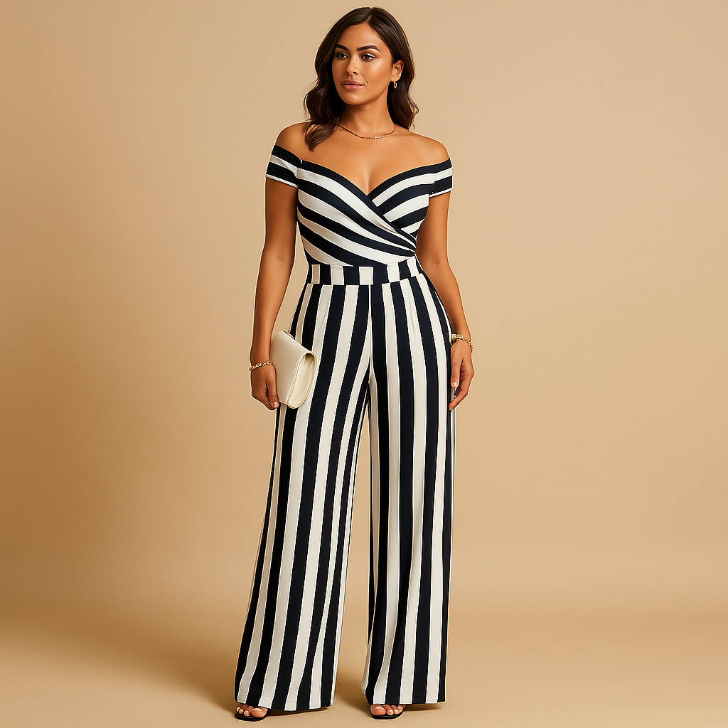 Off-shoulder floral jumpsuit for women | Juliette 3