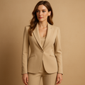 Slim fit blazer with lapel collar for women | Tessa 0
