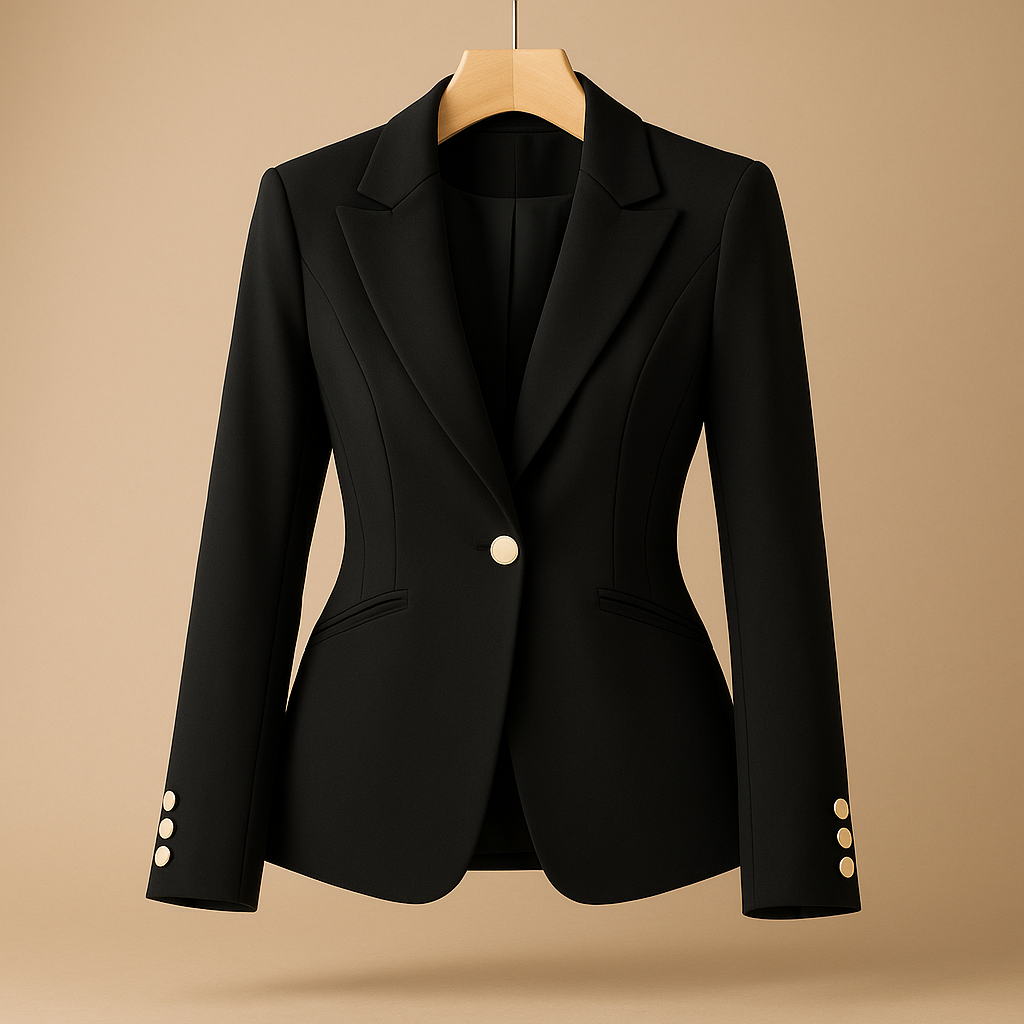 Slim fit blazer with lapel collar for women | Tessa 1