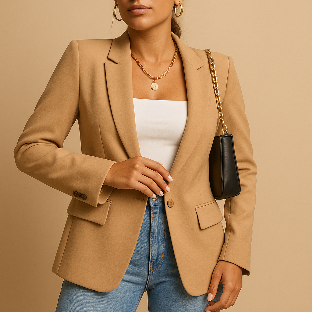 Tailored blazer with classic-modern look for women | Hazel 1