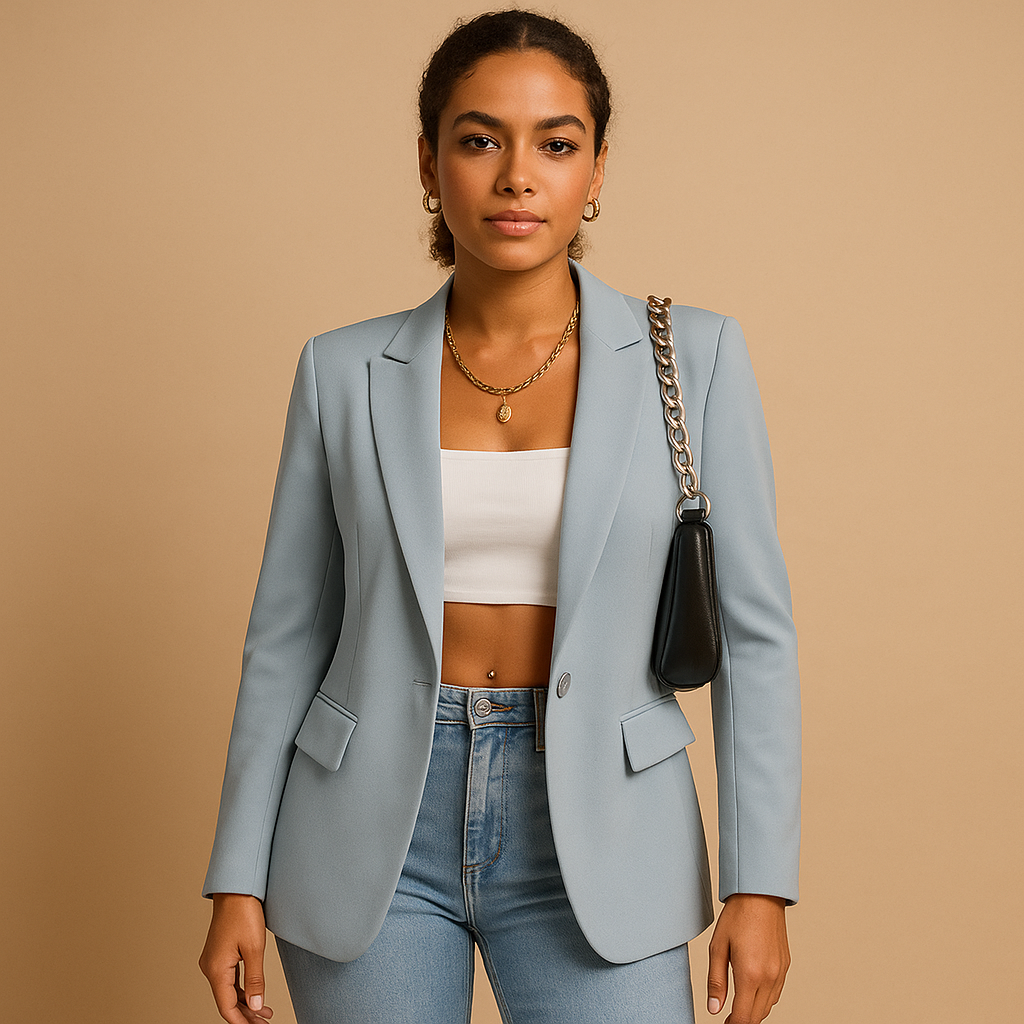 Tailored blazer with classic-modern look for women | Hazel 2