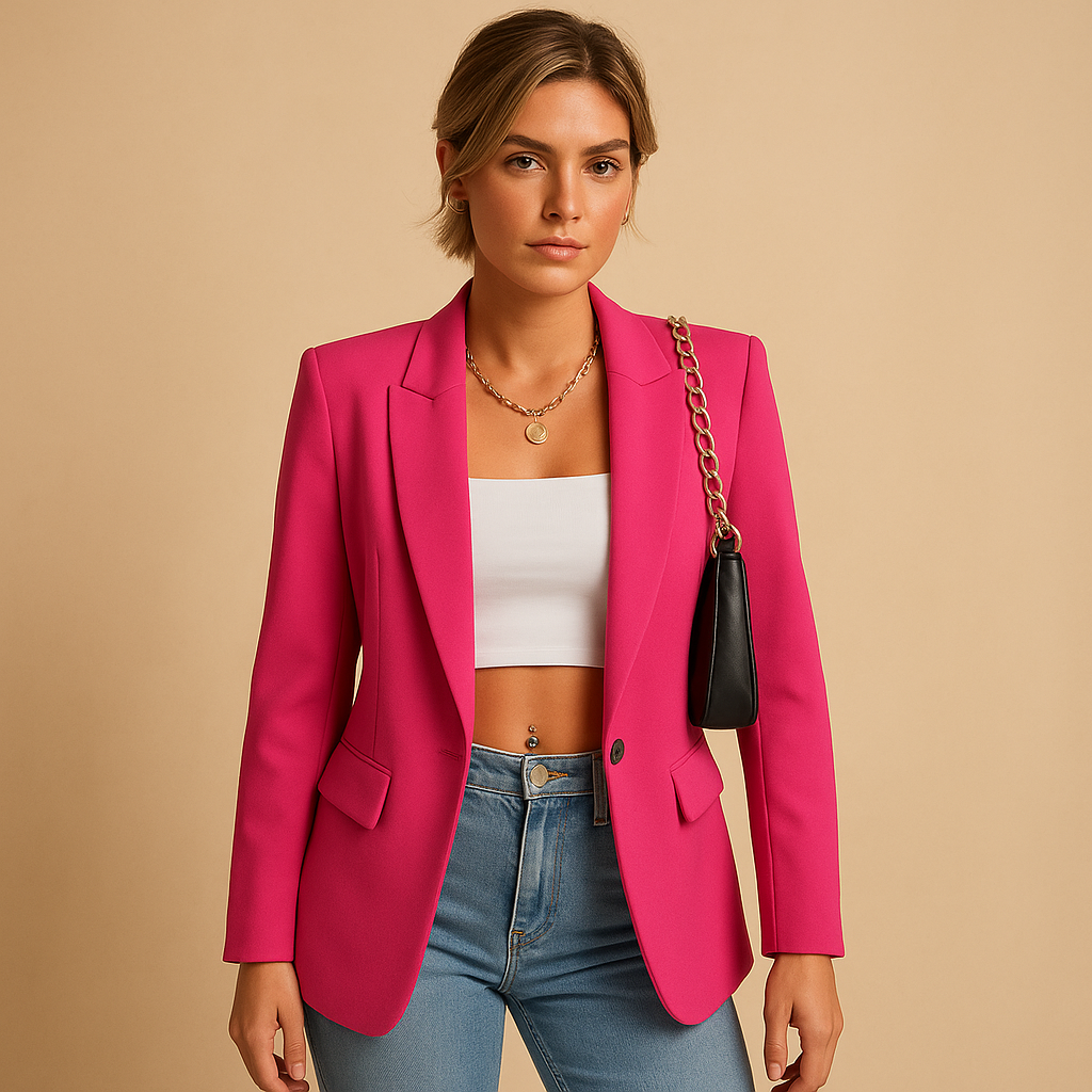 Tailored blazer with classic-modern look for women | Hazel 3